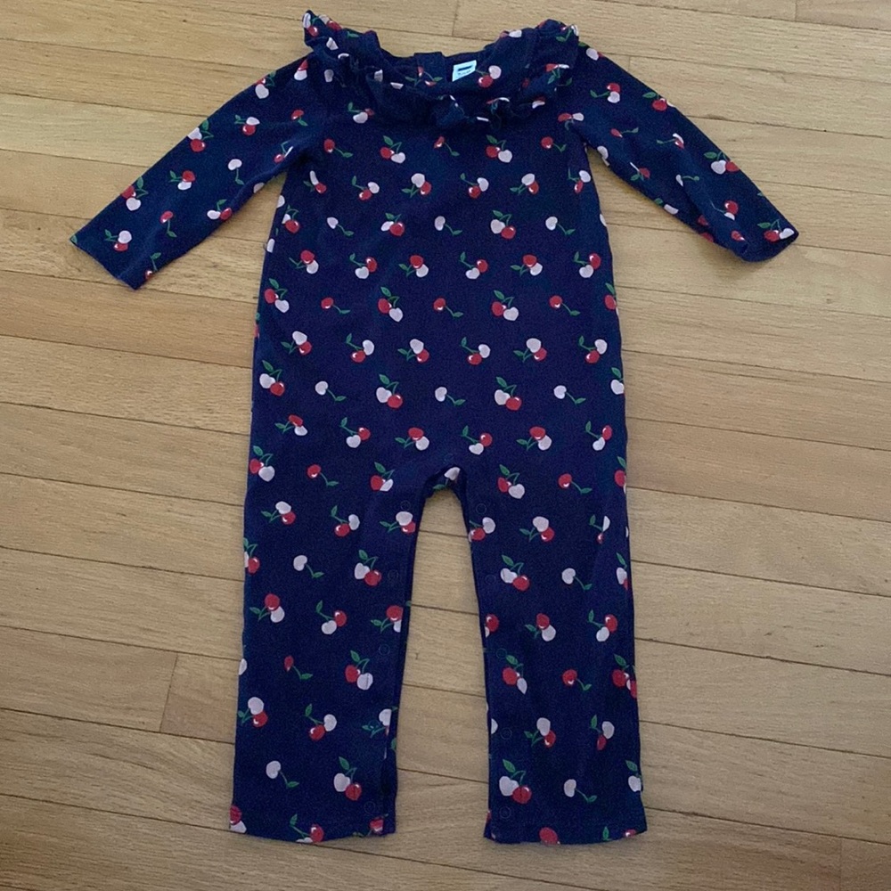 Janie and Jack Cherry resort romper , nwot